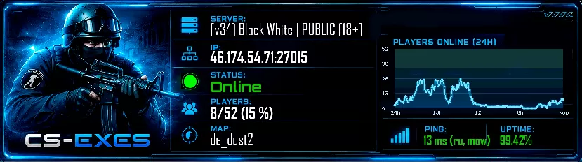 [v34] Black White | PUBLIC [18+]