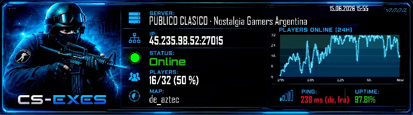 PUBLICO CLASICO · Nostalgia Gamers Argentina