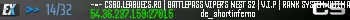 -=- CSGO.LEAGUECS.RO | BATTLEPASS PHANTOM CORE S1 | V.I.P | RANK SYSTEM ULTIMATE -=-