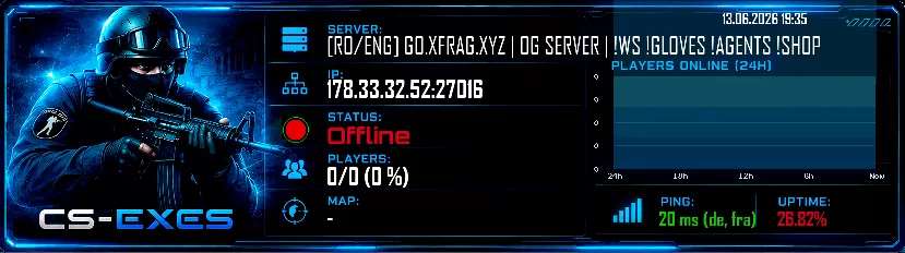 [RO/ENG] GO.XFRAG.XYZ | OG SERVER | !WS !GLOVES !AGENTS !SHOP