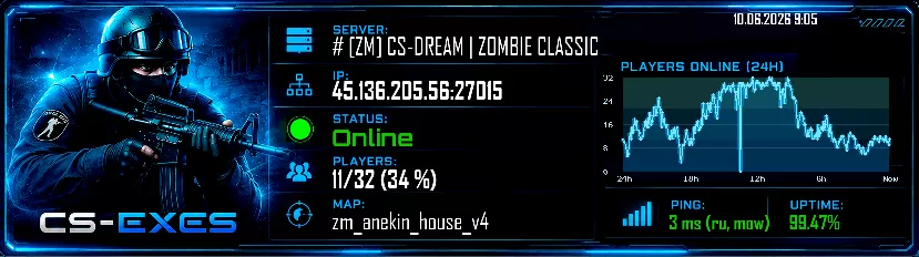 # [ZM] CS-DREAM | ZOMBIE CLASSIC