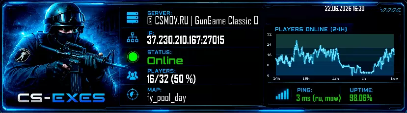 © CSMOV.RU | GunGame Classic ★