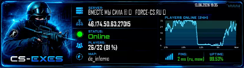 ВМЕСТЕ МЫ СИЛА © █ FORCE-CS.RU █ ВМЕСТЕ МЫ СИЛА © █ FORCE-CS.RU █