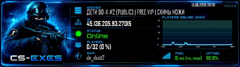 ДЕТИ 90-X #2 [PUBLIC] | FREE VIP | СКИНЫ НОЖИ