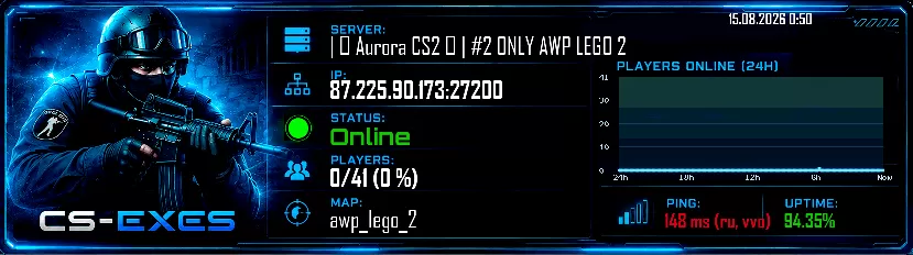 | ★ Aurora CS2 ★ | #2 ONLY AWP LEGO 2 | ★ Aurora CS2 ★ | #2 ONLY AWP LEGO 2