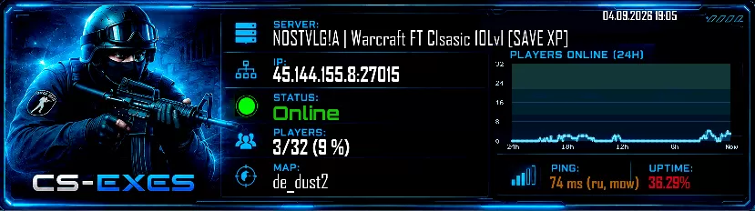 N0STVLG!A | Warcraft FT Clsasic 10Lvl [SAVE XP]