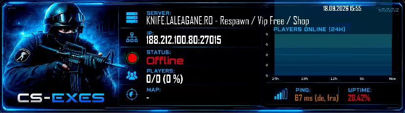 KNIFE.LALEAGANE.RO - Respawn / Vip Free / Shop KNIFE.LALEAGANE.RO - Respawn / Vip Free / Shop