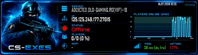 ADDICTED.OLD-GAMING.RO[VIP]+18