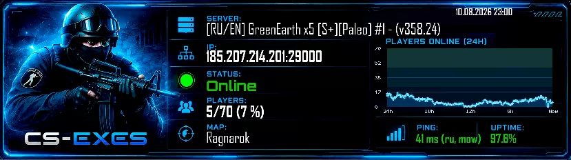 [RU/EN] GreenEarth x5 [S+][Paleo] #1 - (v358.24)