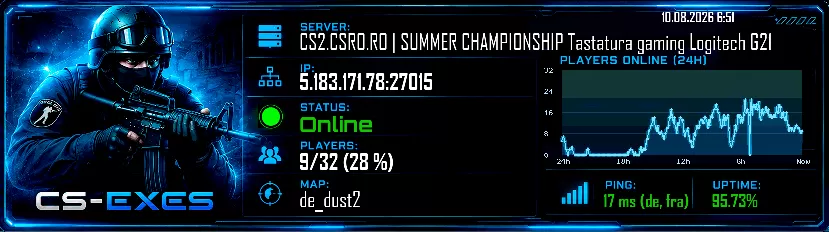 CS2.CSRO.RO | SUMMER CHAMPIONSHIP Tastatura gaming Logitech G21