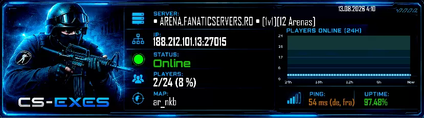 • ARENA.FANATICSERVERS.RO • [1v1][12 Arenas]
