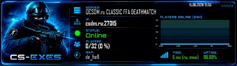 	CSDM.ru CLASSIC FFA DEATHMATCH