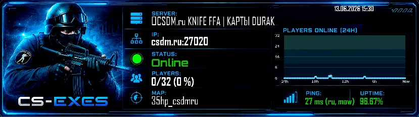 	CSDM.ru KNIFE FFA | KAPTbl DURAK