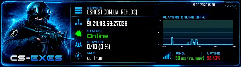 CSHOST.COM.UA |REHLDS| CSHOST.COM.UA |REHLDS|