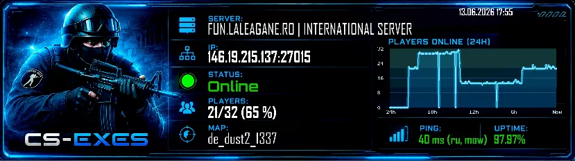 FUN.LALEAGANE.RO | INTERNATIONAL SERVER