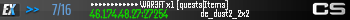 •••••••••••• WAR3FT x1 [quests|Items]