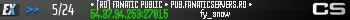 • [RO] FANATIC PUBLIC • PUB.FANATICSERVERS.RO •